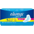 Always Maxi-Pads, Regular, 10 Pads