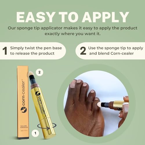 CORN-CEALER | Toe Corn Makeup | Instantly Hide Toe Corns | Full Coverage Makeup For Toe Corns | With Long-Lasting Matte Finish (