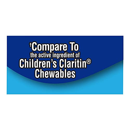 Ohm Childrens Chewable Tablets, Dye Free, Grape, Non-Drowsy 24h Antihistamine, Indoor & Outdoor Allergies, 5mg, 30 Tablets (30 C