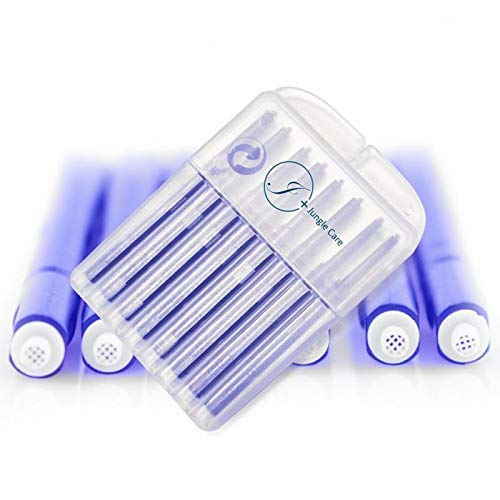 Hearing Aid Ear Wax Guard Filters Cerumen Stop Cleaning Tool Accessories for Phonak/Resound/Widex/Unitron/Jungle Care Blue * 5 P