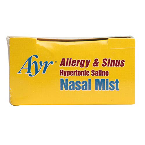 AYR Allergy & Sinus Hypertonic Saline Nasal Mist, White, 1.69 Fl Oz