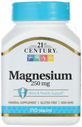 21st Century Magnesium, 250 mg, 110 Tablets