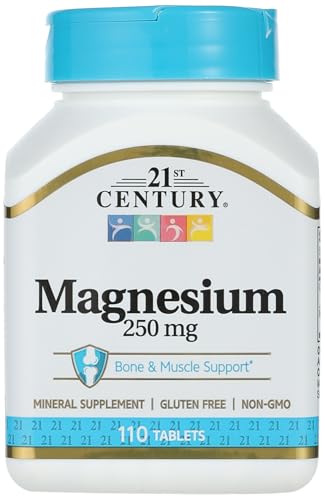 21st Century Magnesium, 250 mg, 110 Tablets