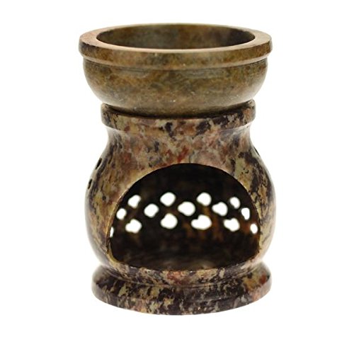 Beautiful Soapstone Elephant Shaped Aroma Oil Burner