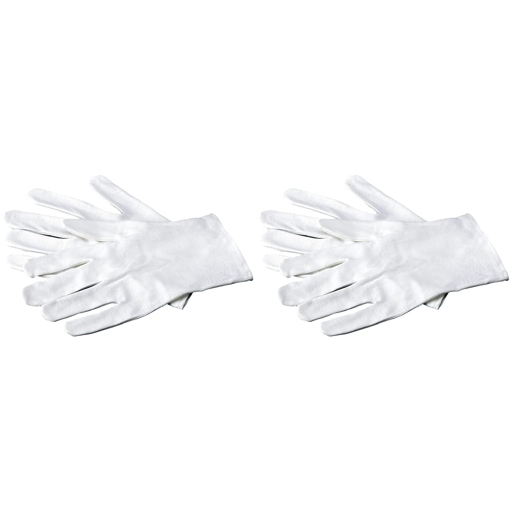 Carex Health Brands Soft Hands Cotton Gloves Large