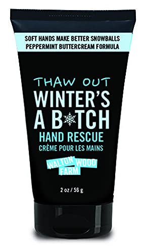 Walton Wood Farm Hand Rescue Tube Winters a Btch Scent Vegan-Friendly and Paraben-Free 2 oz