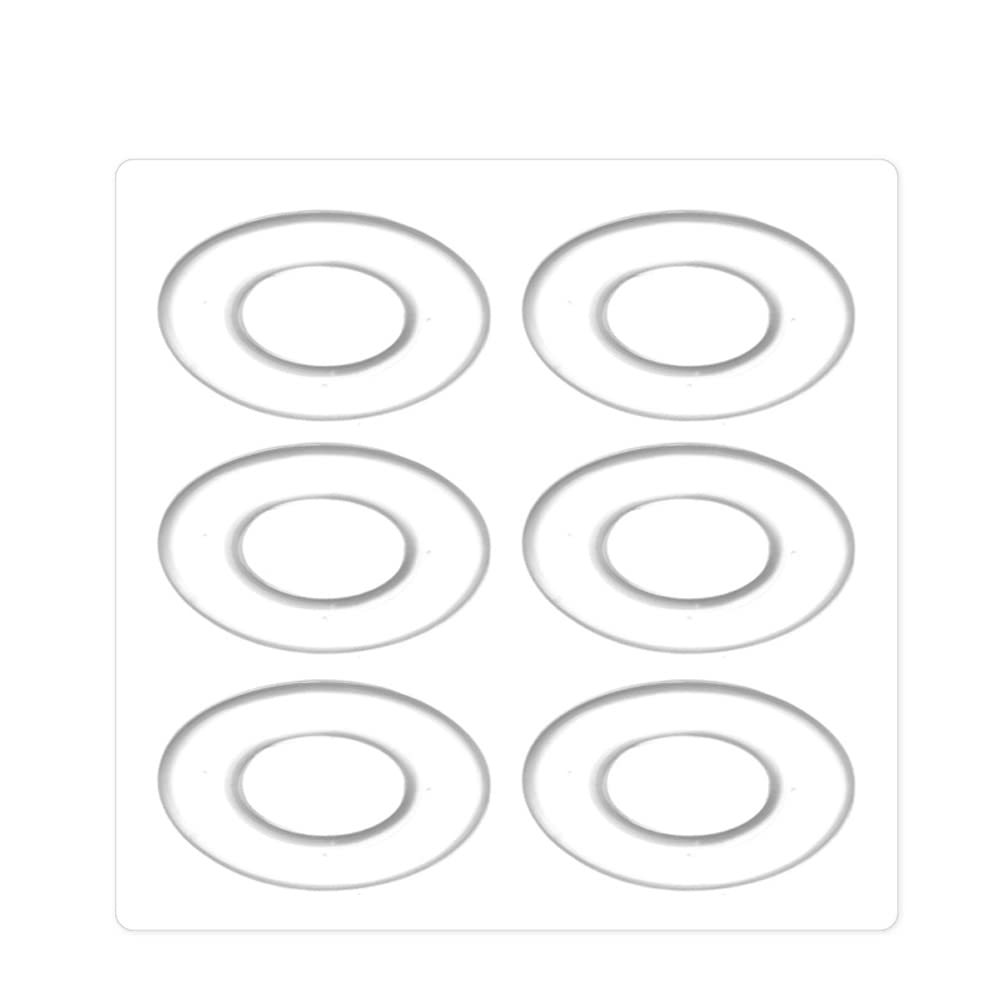 18Pcs 3Pack Clear Silicone Round Foot Corn Rings Gel Cushions Pads Caps Remover Shoes Stick 6PCS Per Pack