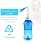 Waterpulse Neti Pot Sinus Rinsing,Nasal Wash Bottle Sinus Rinsing Bottle Cleaner Pressure Irrigation Neti-Pot with Sticker Therm