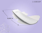 EASYDAY Overnight Heavy Flow(2-in-1 Period & Light Bladder Leakage Feminine Pads) Wings, Sensitive Skins, Unscented, Breathable,