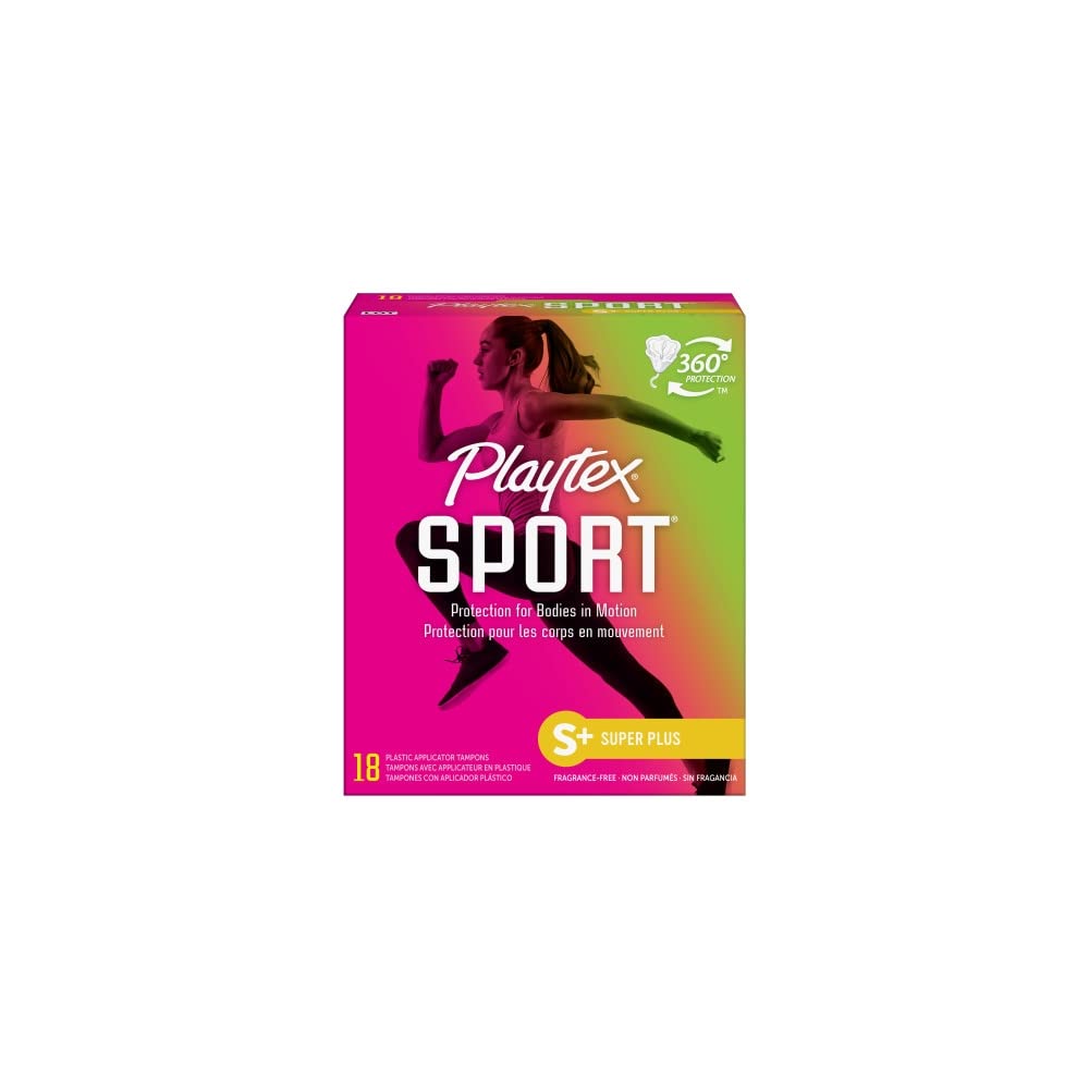 Playtex Unscented Sport Tampons 18 Count,