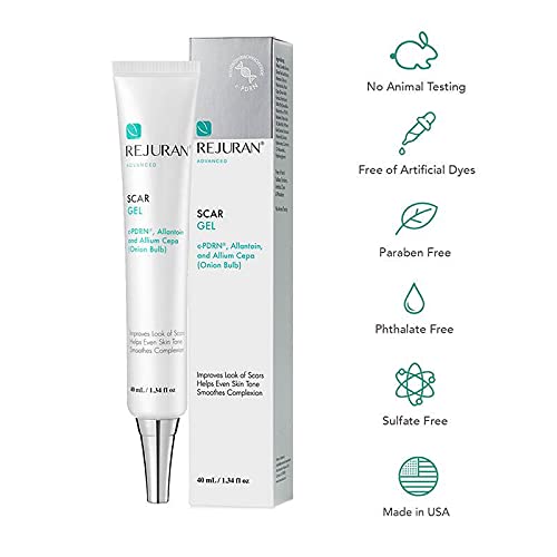 Rejuran Advanced Scar Gel - Clinical-Grade Formula with c-PDRN, Hyaluronic Acid - For New and Old Scars, Surgical Scars, Acne Sc