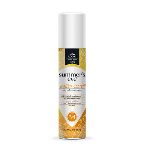 Summer s Eve UltraDaily Active Feminine Spray, pH balanced, Tahitian Sunset 2 oz. (Pack of 2)