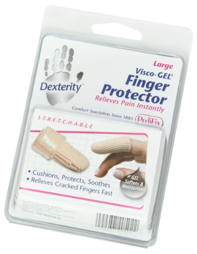 PediFix Dexterity Fabric-covered Finger Protector with Visco-gel Large