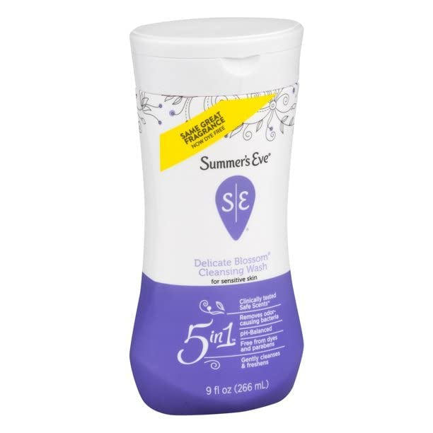 SUMMER'S EVE Feminine Wash for Sensitive Skin-Delicate Blossom-9 oz, 2 pk