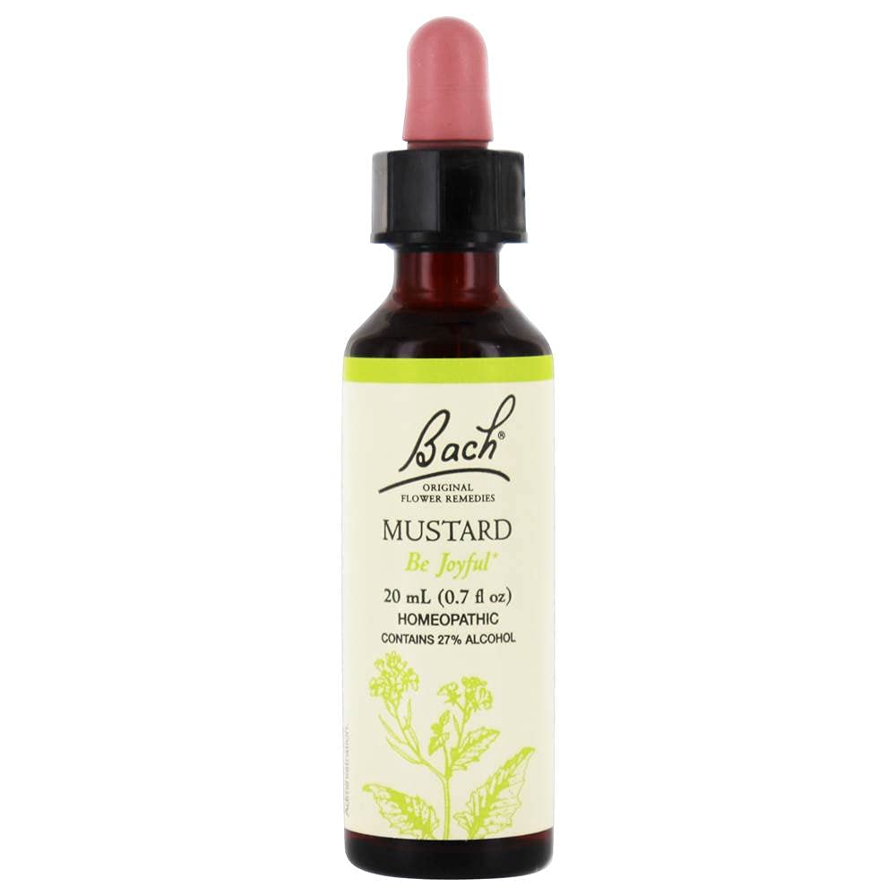 Bach, Bach Original Flower Remedies Mustard, 0.68 Fl Oz