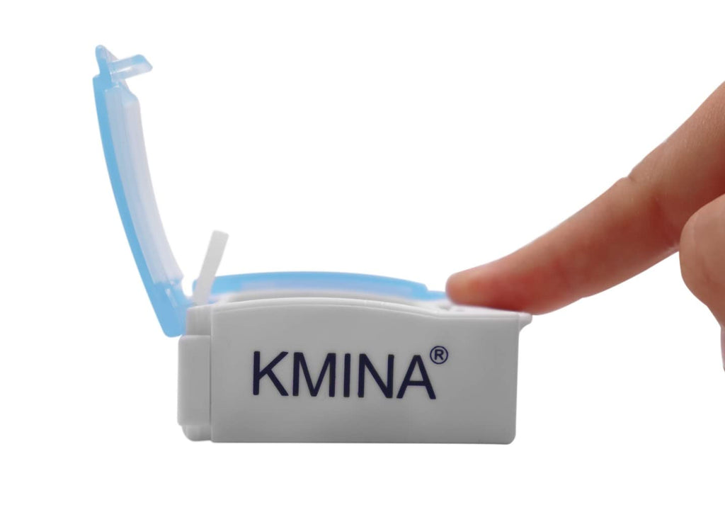 KMINA - Weekly Pill Organizer 1 Time a Day (Large), Boxes 7 Day, Container