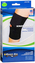 Scott Specialties (v) Knee Wrap Black Neoprene Medium 14-15 Sportaid