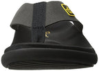 Spenco Mens Yumi Pure Sandal, Black, 11
