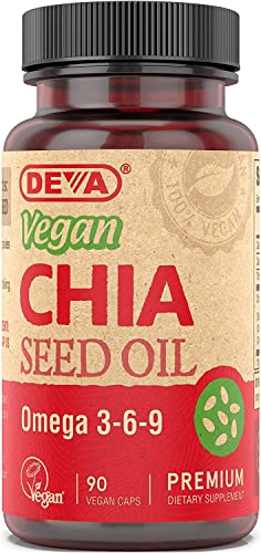 Deva Vegan Vitamins Chia Seed Oil Vegan 90 Sgel