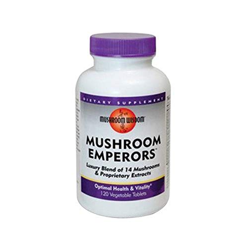 Mushroom Wisdom Mushroom Emperors, 120 Count