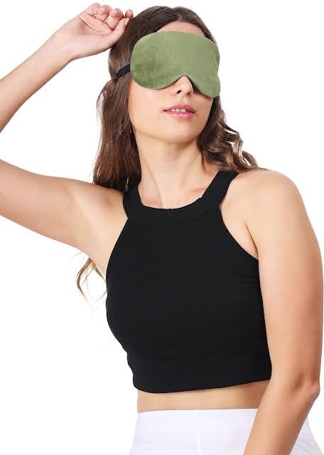 Oscar Home Eye Mask For Sleeping With Adjustable Strap Super Soft Sleeping Mask Blind Fold For Comfortable Sleep Travelling Slee