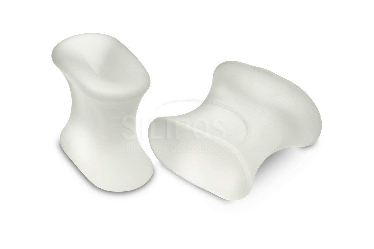 Silipos Gel Toe Spreader for Relieving Pain Due to Bunions, Overlapping Toes, Toe Drift, and Calluses, Item 11515, Size Medium, 
