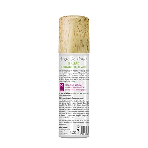 Cannafloria Essentials Be Clear Mood Mist sensory Therapy, 3.38 Fl. Oz