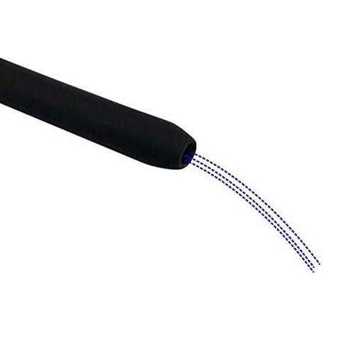 Silicone Nozzle Enema ASilicone Nozzle Enema Attachment Reusable Douche Black Hose Nozzle (39.37 in)