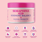 Seraphina Vaginal Probiotics 2-in-1 for Women + Hormone Balance - 90 Capsules Complete Feminine Care, PMS & Urinary Tract Health