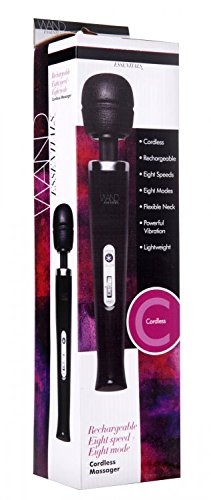 Wand Essentials 8 Speed 8 Mode Rechargeable Wand, Black