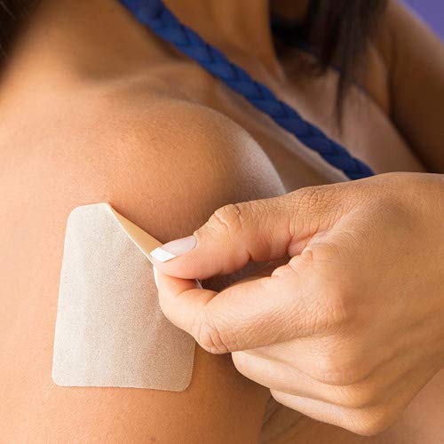 Epi-Derm Patch - 2 x 2.5 in - (1 Pair) (Natural) Silicone Scar Sheets from Biodermis