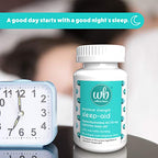 Wellness Basics - Maximum Strength Sleep-Aid - Diphenhydramine HCL (96 Count Softgel - Twin Pack) Relieves Occasional Sleeplessn