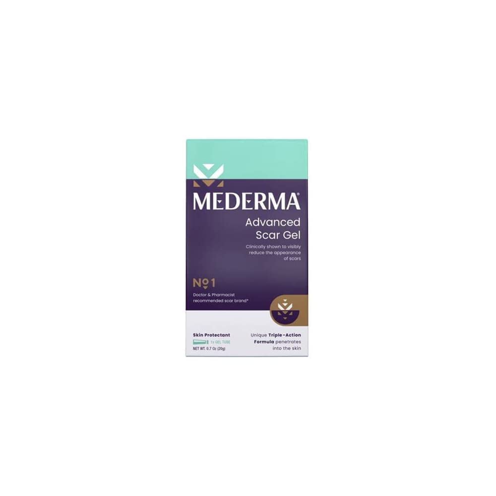 Mederma Advanced Scar Gel - 1x Daily: Use less, save more - Reduces the Appearance of Old & New Scars - #1 Doctor & Pharmacist R