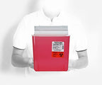 Oakridge 5 Quart - Sharps Disposal Container with Mailbox Style Lid