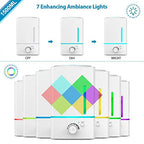 1500ml Aroma Essential Oil Diffuser Large - Exqline Diffuser for Large Room, Large Aromatherapy Diffuser/Humidifier, Unique Diff