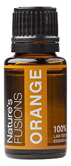 Natures Fusions Orange (Sweet), 100% Pure and Natural Essential Oils, Undiluted, Therapeutic Grade for Aromatherapy and Topical