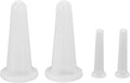 4Pcs Transparent Massage Cupping Set Silicone Mini Facial Cups Face Massager Helper Skin Care Neck Back Eyes Massaging Cup Safe 