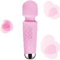 Electric Mini Massager Wireless Waterproof Rechargeable Powerful Massager with 8 Powerful Speeds and 20 Modes for Travel, Home, 