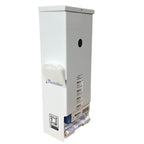 Sanitary Napkin and Tampon Dispenser Prefilled Free Vending White Metal