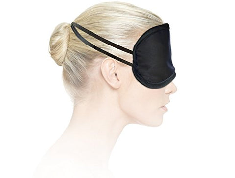 Dream Essentials Snooz Silky Soft Sleep Mask Value Pack 4 Eye Masks - Black (4 Pack)