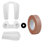 Nostril Retainer and Micropore Surgical Tape 0.5 Wide | Nostril Retainer For Post-Rhinoplasty | Nose Retainer | Soft Silicone |