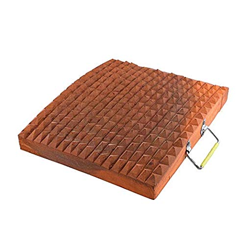 Acs Wooden Mat Brown Foot Massager Blood Circulation