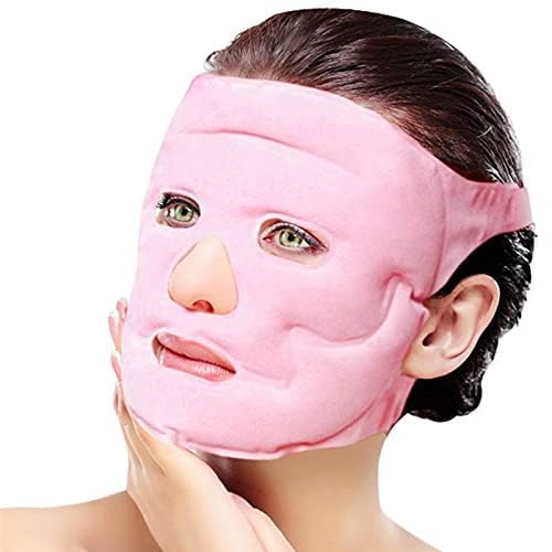 Nitevomagnetic Gel Face Mask | Professional Magnetic Stone Breathable Soft Washable Face Cover | Relief Eyes Facial Elastic Cove
