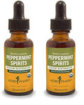 Herb Pharm Certified Organic Peppermint Spirits Liquid Extract Digestive System Support* Blend With Essential Oil - 1 Ounce (Pac
