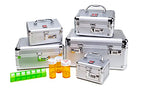 MEDICINE RX SAFE Medication Carrying Case - Large_Silver