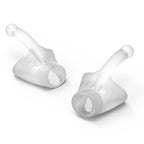 Flare Calmer Kids - Ear Plugs Alternative - Reduce Annoying Noises Without Blocking Sound - Soft Reusable Silicone - Translucent