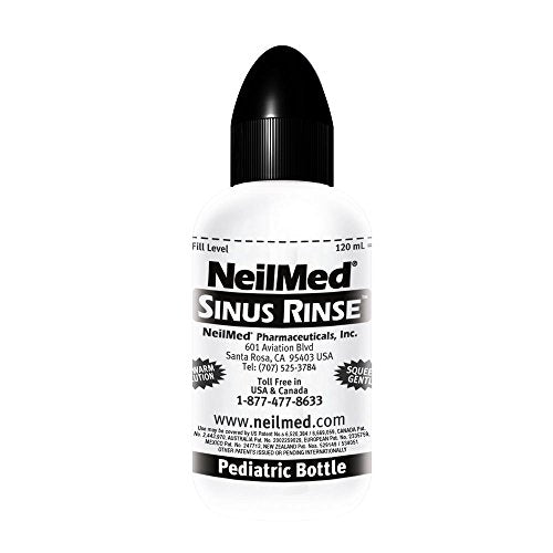 Neilmeds Sinus Rinse, Pediatric, Complete Saline Nasal Rinse Kit 60 Premixed Packets