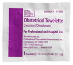 Hygea Obstetrical Towelette, Feminine Personal Cleansing Wipe, Individually Wrapped, 100 Wipes Per Box