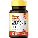 Sundance 5 Mg Melatonin Tablets, 60 Count