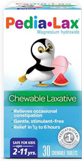 Pedia-Lax Childrens Saline Laxative Chewable Tablets, Watermelon, 30 Count
